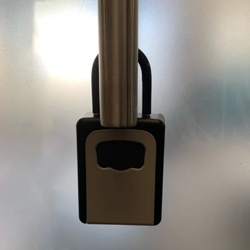 Metal Password Key Box Outdoor Key Safe Lock Box Decoration Key Code Box Key Storage Lock Box Wall Mounted Password Box