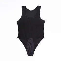 Men Sexy One Piece Leotard Tight Stretchy Yoga Underwear Silky Corset Stylish