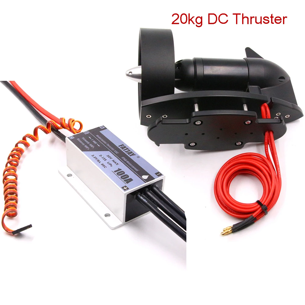 KYO-20T 20kgf 48V DC Thruster Full Metal Waterproof Brushless Motor For RC Boats ROV AUV Robot Electric Kayak Yacht E-Surfboard