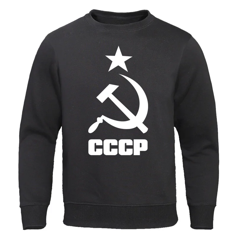 Men's Clothing 2022 Autumn CCCP Russian Hoodies Men USSR Soviet Union Man Sweatshirts Moscow Male Pullovers Cotton O Neck Tops