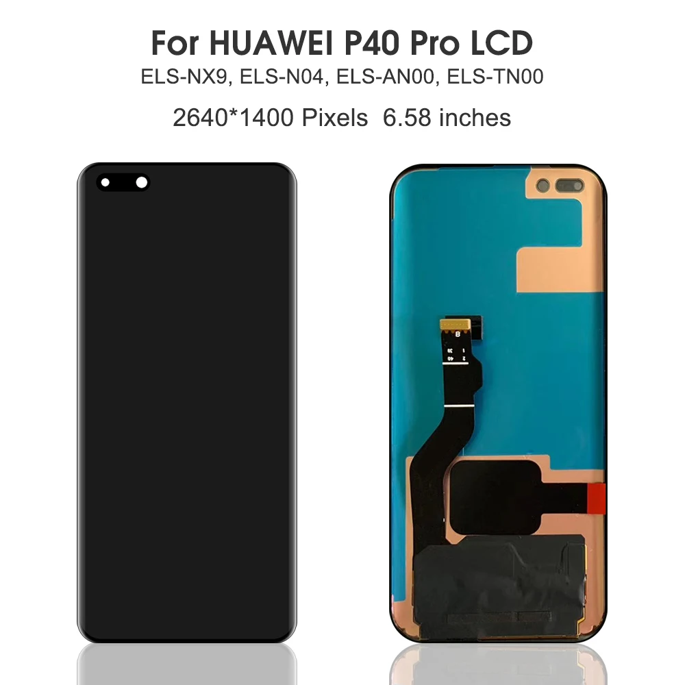 High Quality  AMOLED   TFT  Display Replacement For Huawei P40 Pro LCD Touch Screen Digitizer Assembly For Huawei P40Pro Display