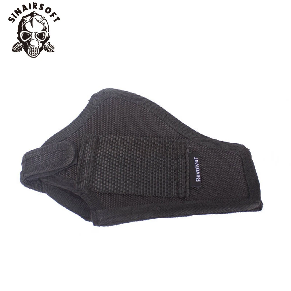 SINAIRSOFT Tactical Right Hand Revolver Holster Airsoft Gun Case Oxford Duty Long/Short Quick Draw Gun Case For Hunting