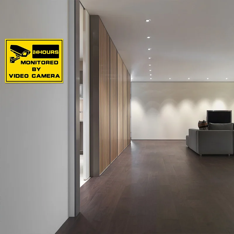 Warning Security Signs-Window Stickers CCTV Camera HOME Security-24hr Surveillance System CCTV Alert  Sign