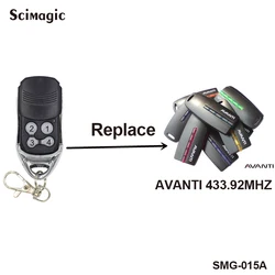 AVANTI garage door gate Remote Control AVANTI 433.92MHz Rolling code transmitter 4 channel key fob