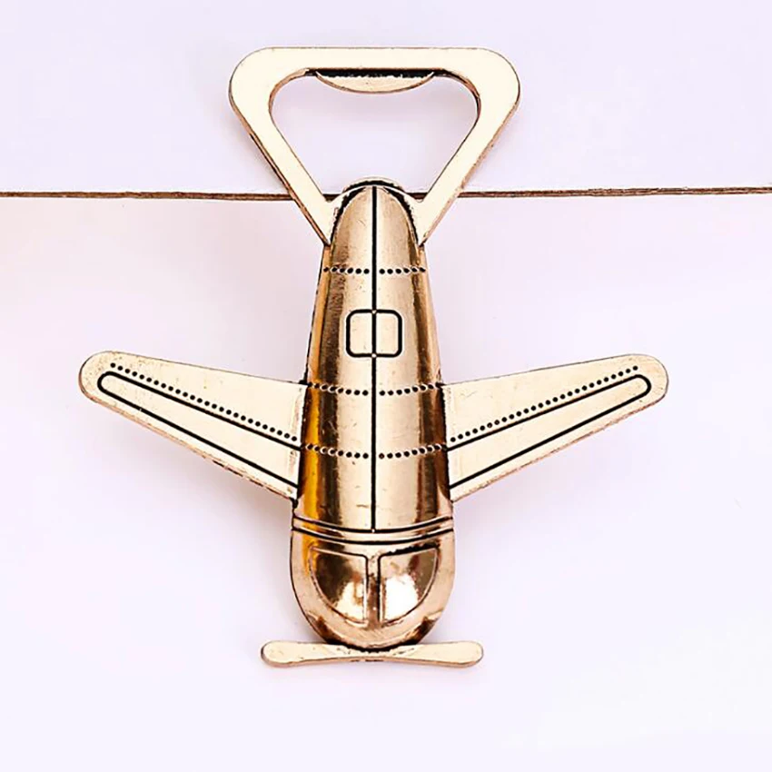 Airplane Bottle Opener Beer Opener Retro Metal Beer Opener Wedding Party Favor for Guest Party Decoration Kitchen Bar Tool