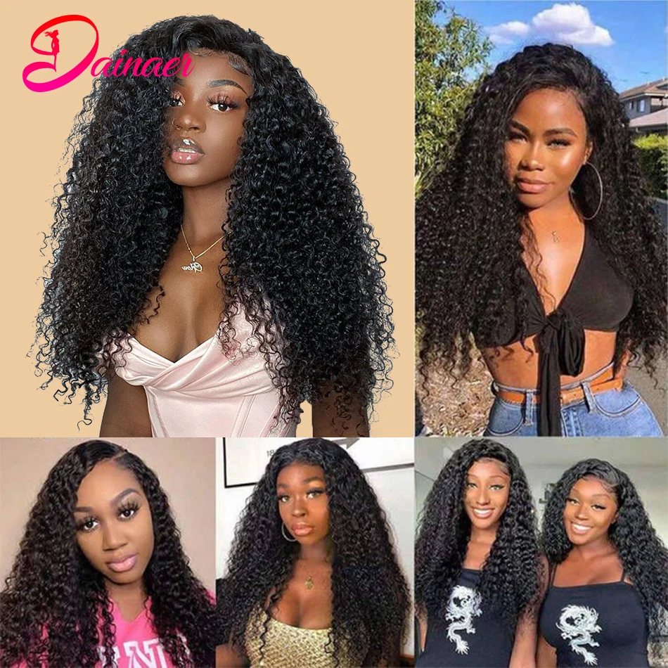 Bundel keriting Kinky Afro Peruvian bundel jalinan rambut manusia 12-26inci warna alami ekstensi rambut Remy 4 buah 100% rambut manusia