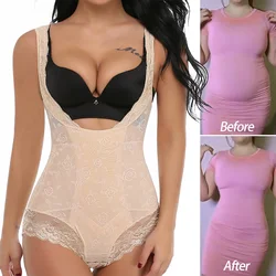 Mulheres shapewear cintura trainer bodysuits emagrecimento roupa interior sem costura corpo inteiro shaper controle firme bodybriefer pós-parto fajas