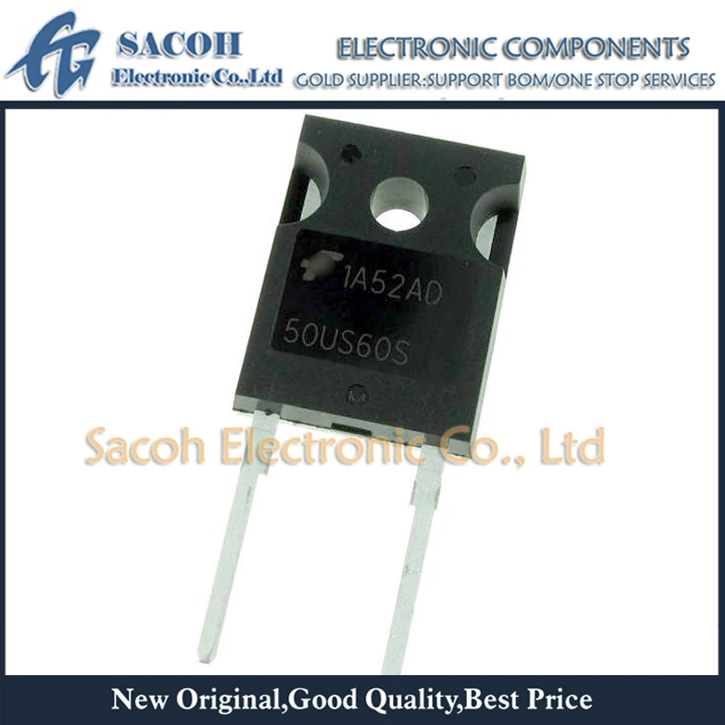 

10Pcs FFH50US60S F50US60S 50US60S TO-247 50A 600V Fast Recovery Diode