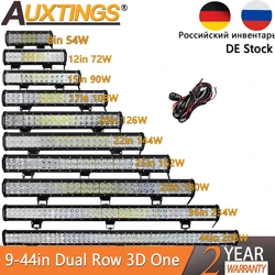 Auxtings 12 ''22'' 20Inch 12V 24V Offroad Led Bar Điểm Lũ Combo 20 ''126W Đèn Led Làm Đèn Cho Xe Jeep 4WD Xe Tải SUV ATV