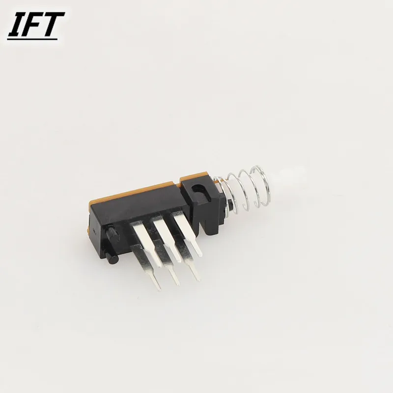 10Pcs Free shopping Straight key PBS-221H21 key switch double row six feet long pin copper foot with spring power switch