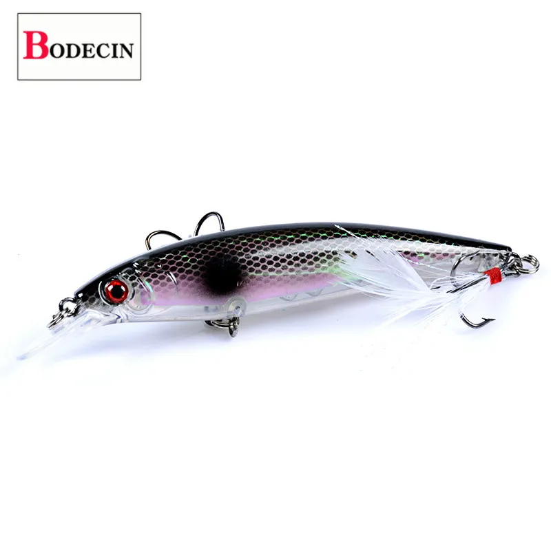 Jerkbait Minnow Fishing Lure Hard Plastic Bait Artificial Lures Bass Pike ABS Wobbler for Fish Hooks Crankbait 3D Eyes Sea 1pcs