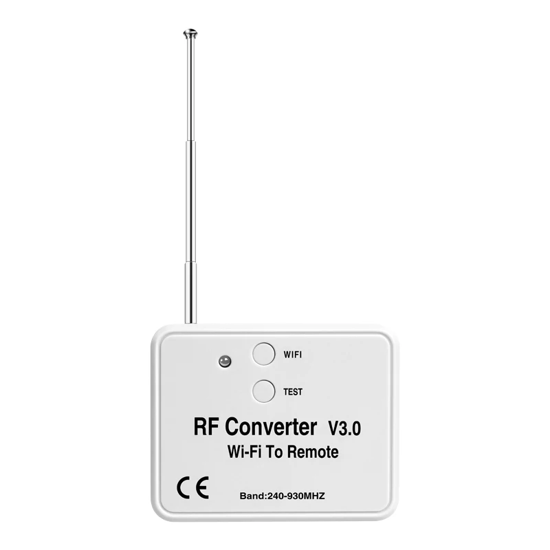 Universal Wireless Wifi To RF Converter Phone Instead Remote Control 240-930mhz For Smart Home