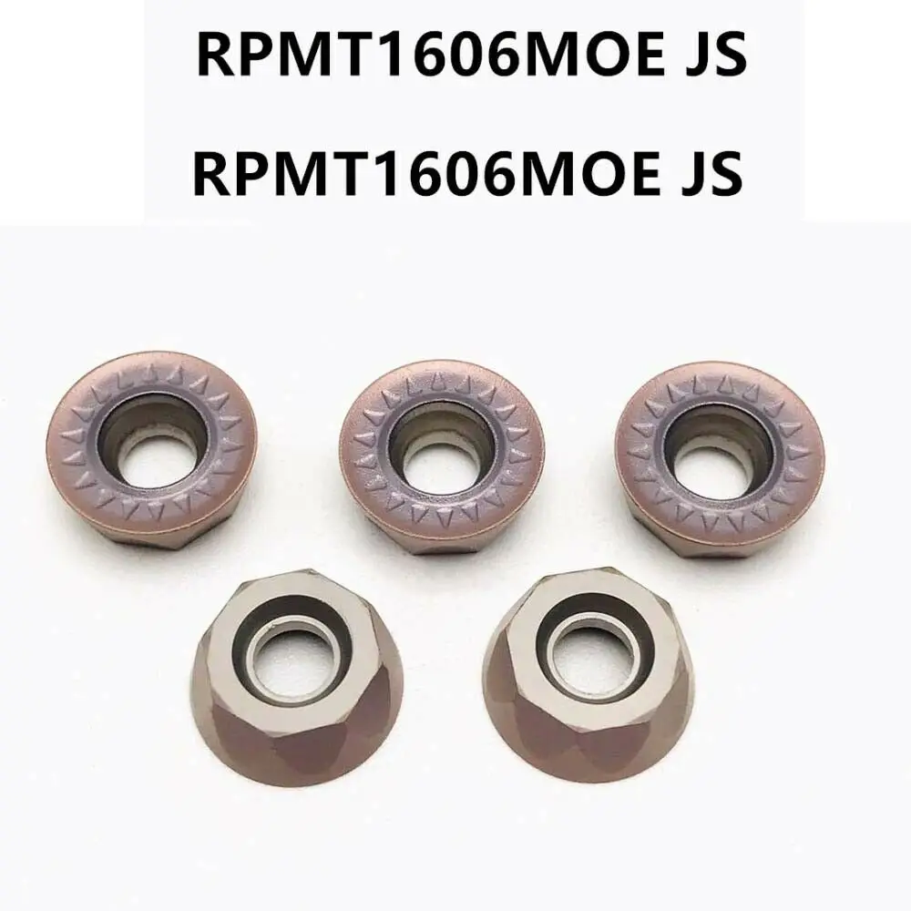 RPMT1606MOE-JS VP15T RPMT1606MOE Milling CNC Insert Cutter Carbide Insert For Steel