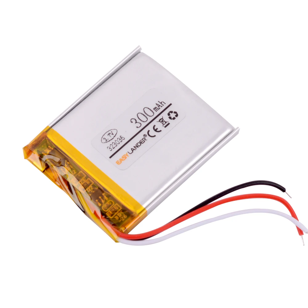 3 linia 323036 3.7V 300mAh baterie litowo-polimerowe oryginalna wymiana sansa na klips sansa + odtwarzacz mp3 353035