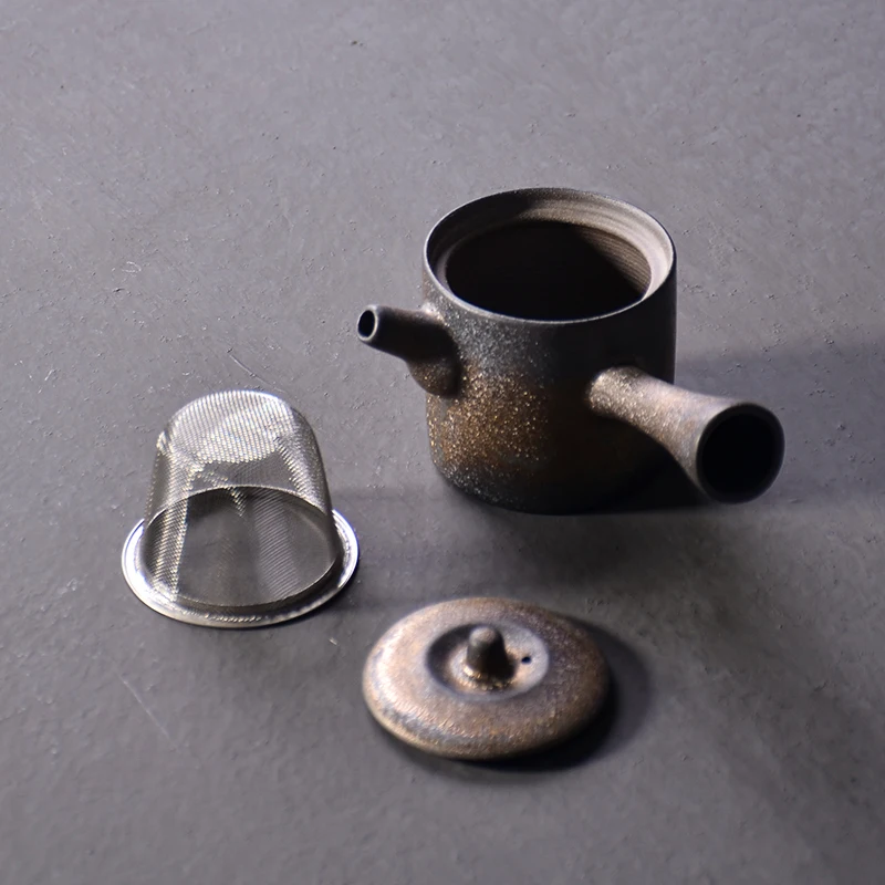 LUWU japan ceramic kyusu teapots with filters vintage chinese kung fu tea pot drinkware 175ml