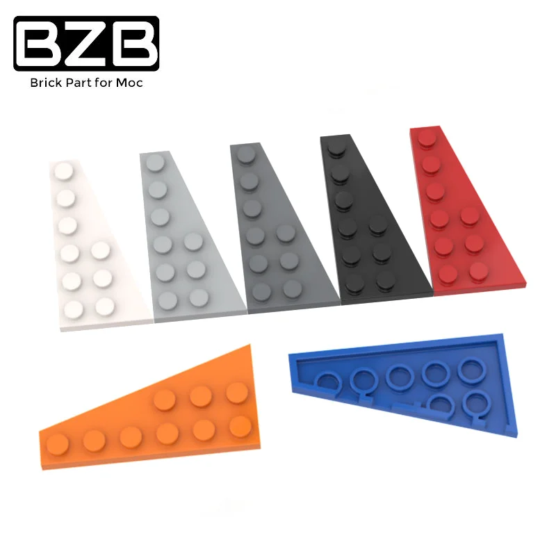 BZB MOC 54383 3x6 Wedge Board (Right) Creative Building Block Model Kids DIY High-tech Brick Parts Toy Best Gifts