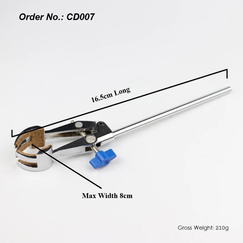 Medical Lab Research Retort Support Stand Platform for Beaker Flask Clamp Clip Ring Bosshead Burner Holder Iron Metal Grip Set