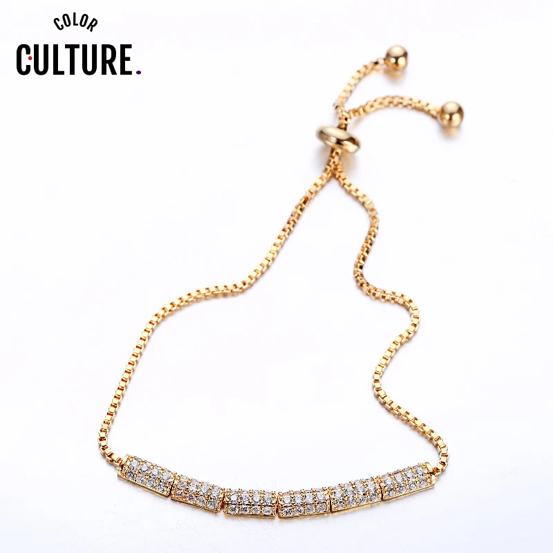 

Color Culture Brand Luxury Chain Bracelet for Women Luxury Engagement Jewelry Wholesale Birthday Gift