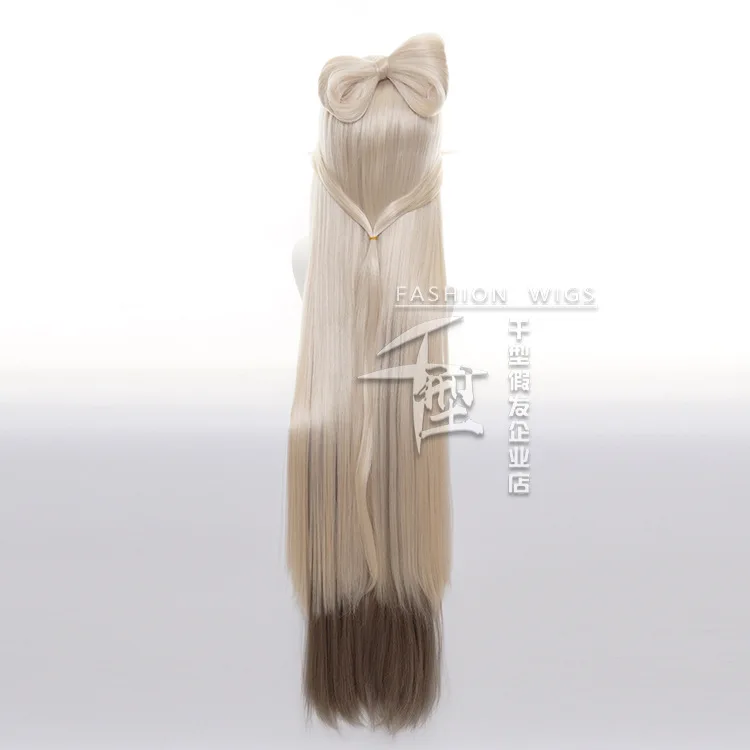 2021new genshin impacto jogo ningguang cosplay halloween peruca trajes de cabelo acessórios headwear peruca hairpin boné anime ningguang