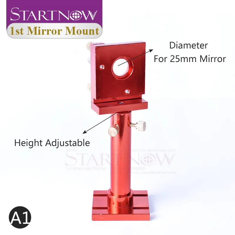 Startnow CO2 Laser Head Set Mirror Focus Lens Integrative Fixture Mount Holder For Laser Cutting Machine Mechanisms Device Parts