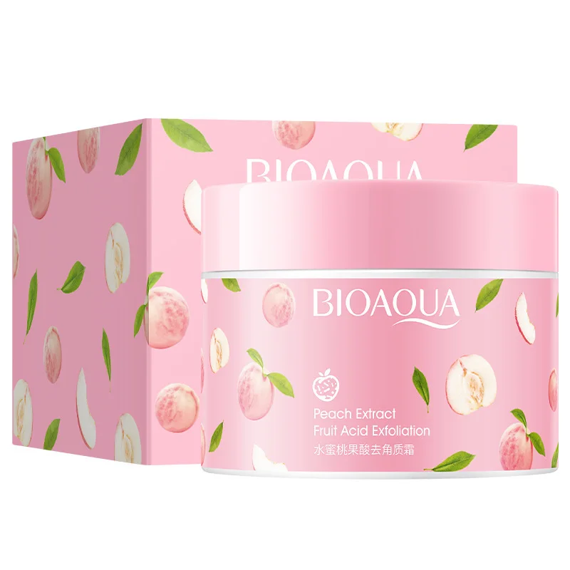 Exfoliante exfoliante de melocotón de miel para invierno, Limpieza Profunda, blanqueamiento, exfoliación de poros, hidratante, Gel de brillo corporal para la cara