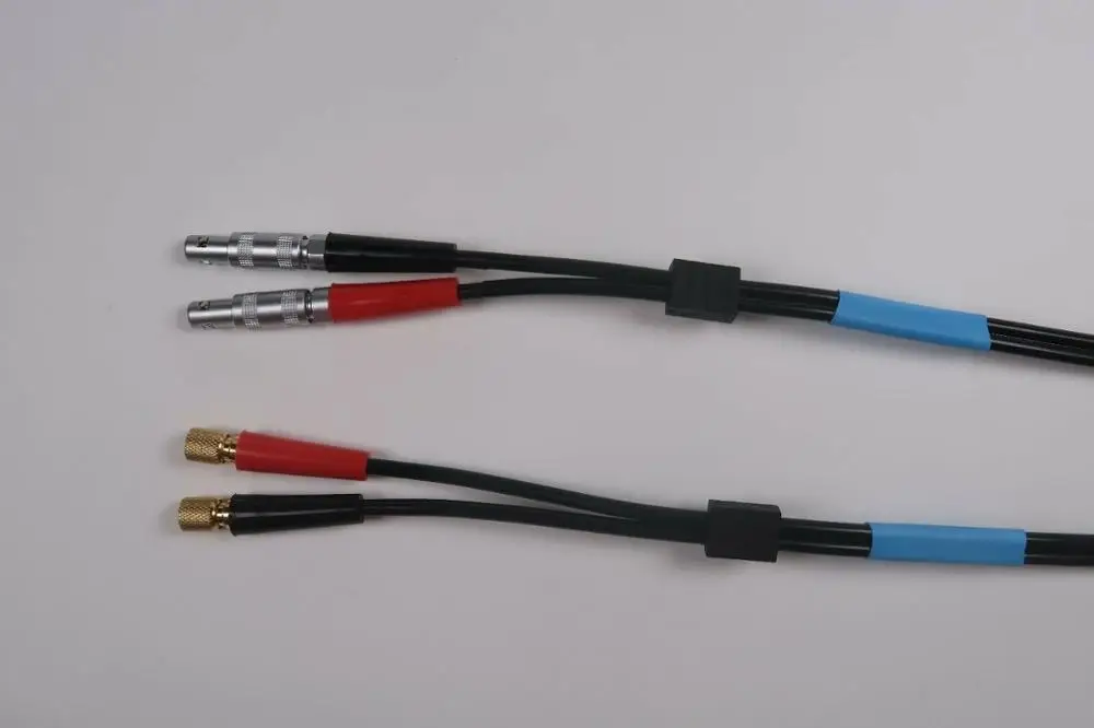 compatible with style LEMO 00 to Subvis Dual Industrial coaxial cable OF NDT ultrasonic cable