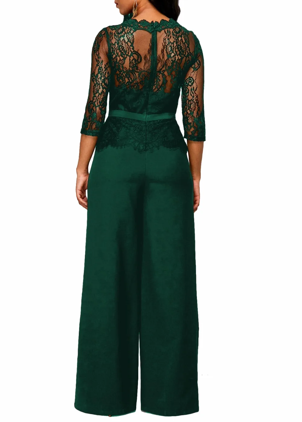 Sexy Women Casual Top Lace And Wide Leg Pants Two Pieces Suits Casual Elegant Nightclub Party Tracksuit Jumpsuit