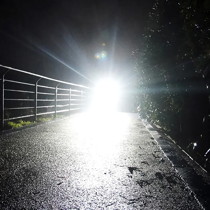 Waterproof Mini LED Flashlight USB Rechargable 3 Lighting Mode Torch Telescopic Portable Outdoor Night Lighting Camping