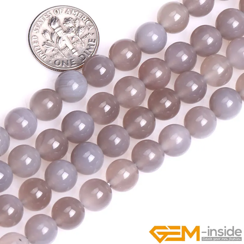 4 6 8 10mm Natural Stone Beads For Jewelry Making DIY Accessories For Bracelets Round Agates Beads Strand 15 inch Wholesale