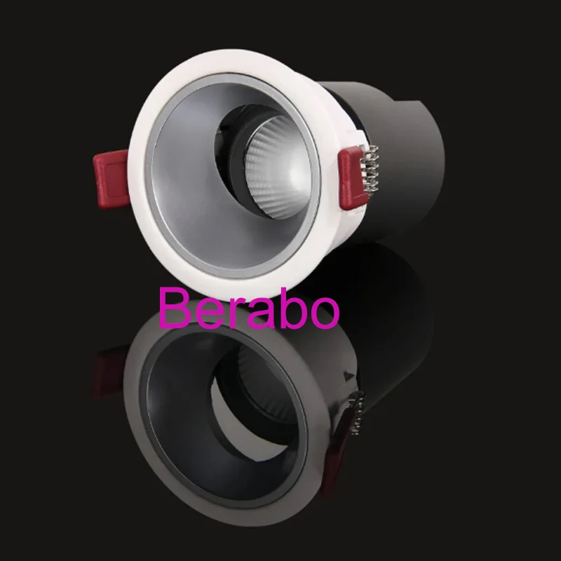 High-End Dimmbare LED COB Strahler Deckenleuchte AC110V220V 9W 12W 20W 30W 36W Aluminium Einbau-Downlights Runde Panel Licht – Detail 14
