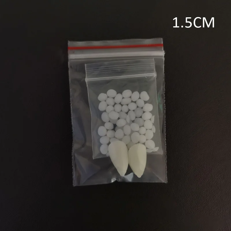 Halloween Party Fangs Dekoration DIY Halloween Harz Vampirzähne Requisiten Horror 5g Kleber Freunde Geschenke Cosplay Hexe falsche Fangzähne