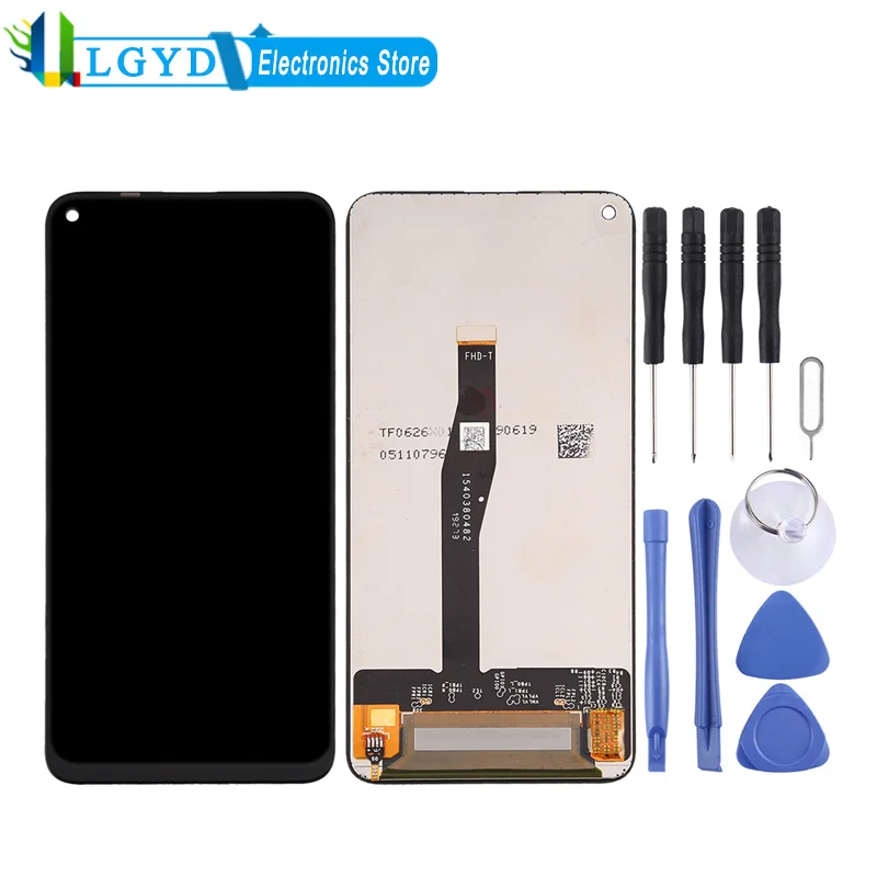 

LCD Screen and Digitizer Full Assembly Replacement for Huawei Nova 5T/YAL-L21/TAL-L61/YAL-L71/YAL-L61D Phone Touchscreen Repair