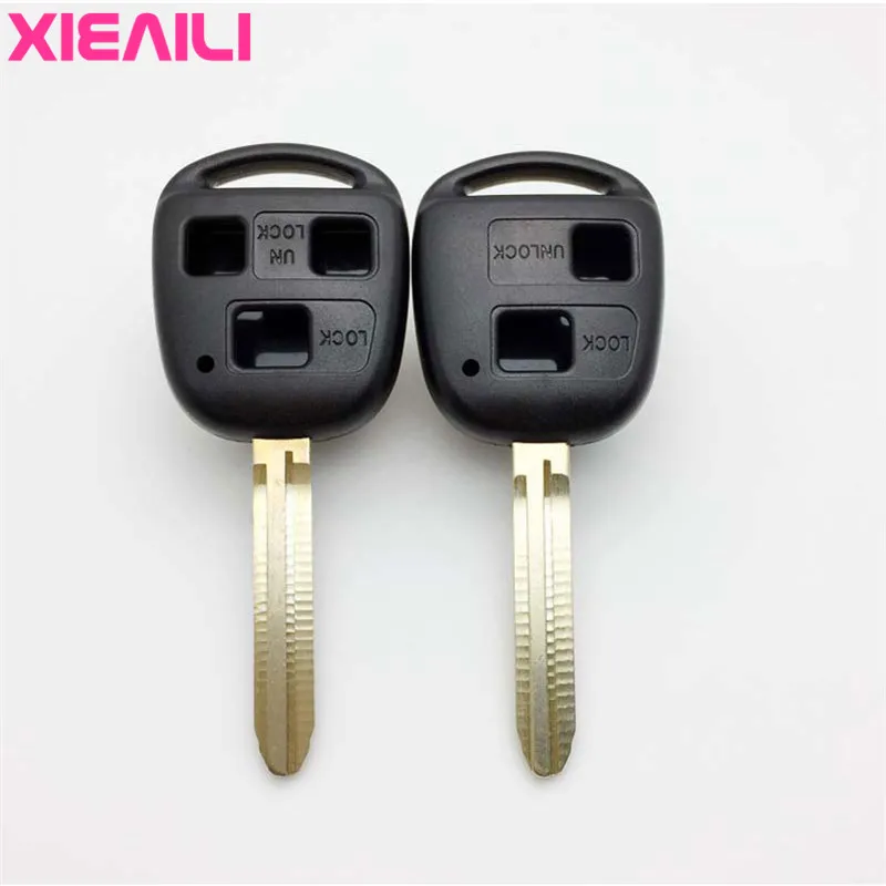 

XIEAILI 10Pcs OEM Transponder Car Remote Key Fob Case Shell For Toyota Camry/Reiz/Prado/Yaris/Avensis/Rav4/Avalon S582