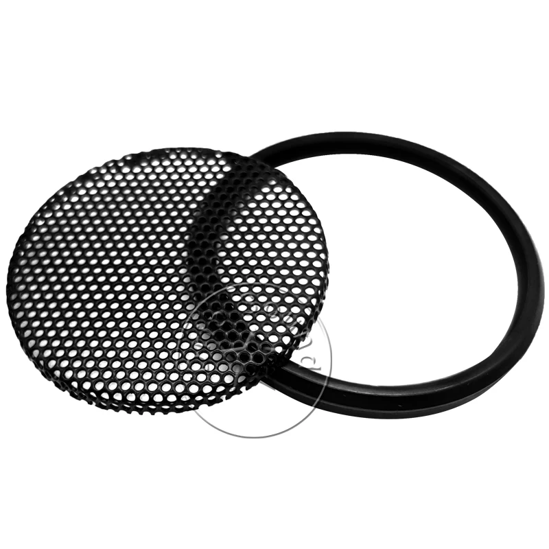 Osłona głośnika 51 mm, dekoracyjna ramka ABS, czarno-biała siatka metalowa do ochrony wysokotonowego głośnika samochodowego 1-1,5 cala — zdjęcie 6