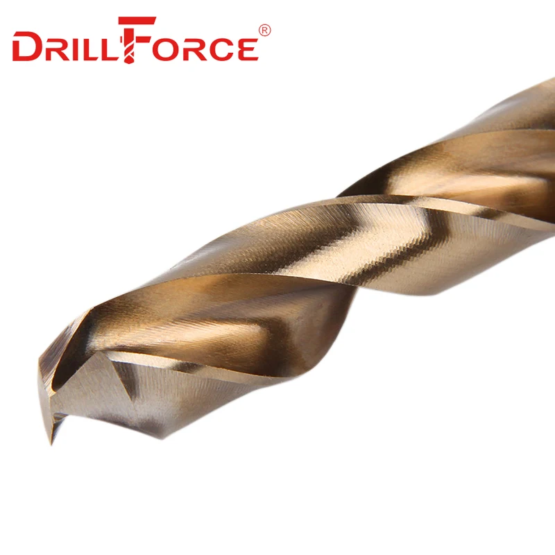 1PC 6mm-40mm HSSCO Cobalt Taper Shank Twist Drill Bit(6/7/8/9/10/11/12/13/14/15/16/17/18/19/20/21/22/23/24/25/26/27/28/30/40mm)