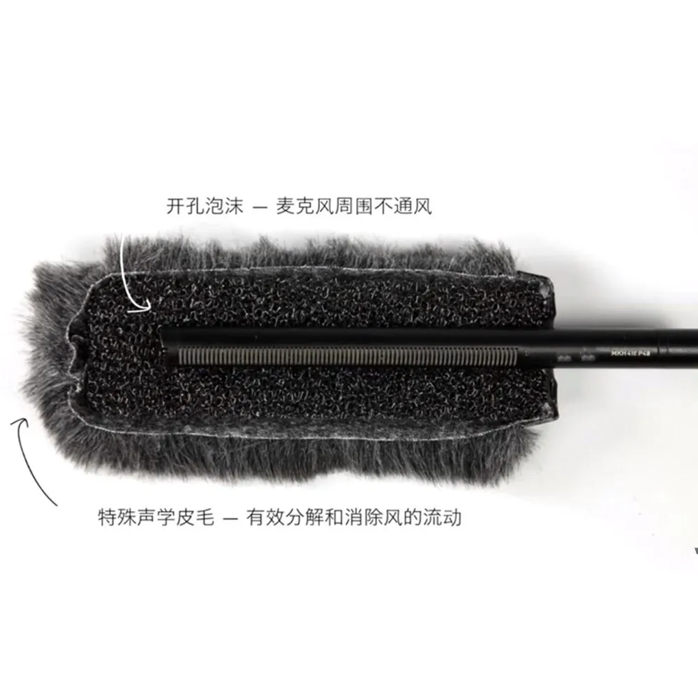 الزجاج الأمامي الأزرق Mantis Dead Cat ، حماية الزجاج الأمامي لـ Mke600 ، Ecm673674 ، ميكروفون ، للمقابلة الخارجية ، 12 سنتيمتر