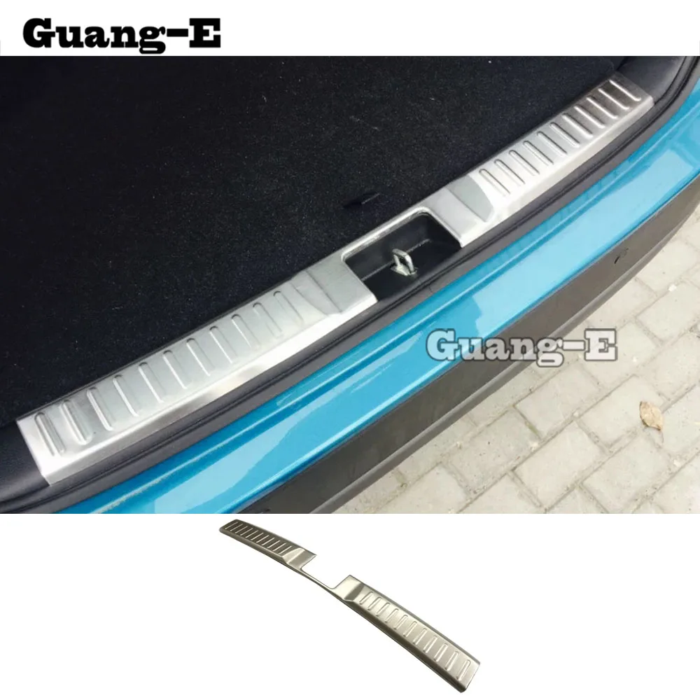 For Suzuki Vitara 2016 2017 2018 2019 Car Stainless Steel Inner Built Rear Trunk Bumper Trim Plate Lamp Frame Threshold Pedal