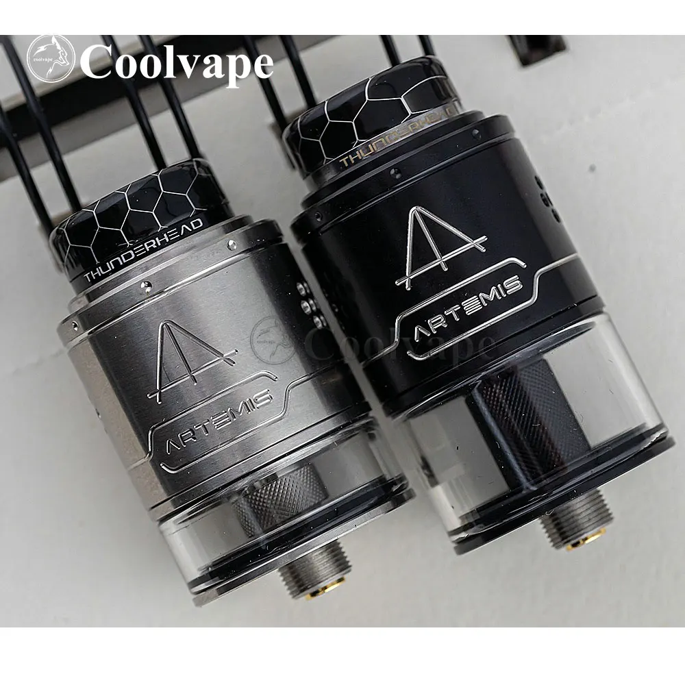 Thunderhead creative Artemis RDTA V1.5 24 مللي متر البخاخة 2/4 مللي لفائف واحدة البخاخة هيئة الطرق والمواصلات 26 قطعة العسل فتحات الهواء E-cig خزان