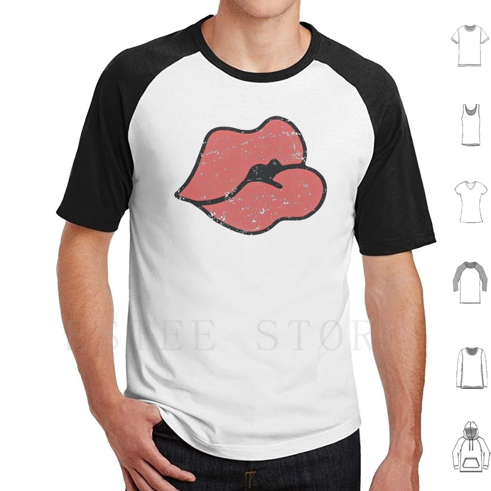 Great Big Kiss Funny Selfie Grunge Lips T Shirt Print Cotton Valentines Day Funny Valentines Day Sweetest Day Selfie Lips Lips