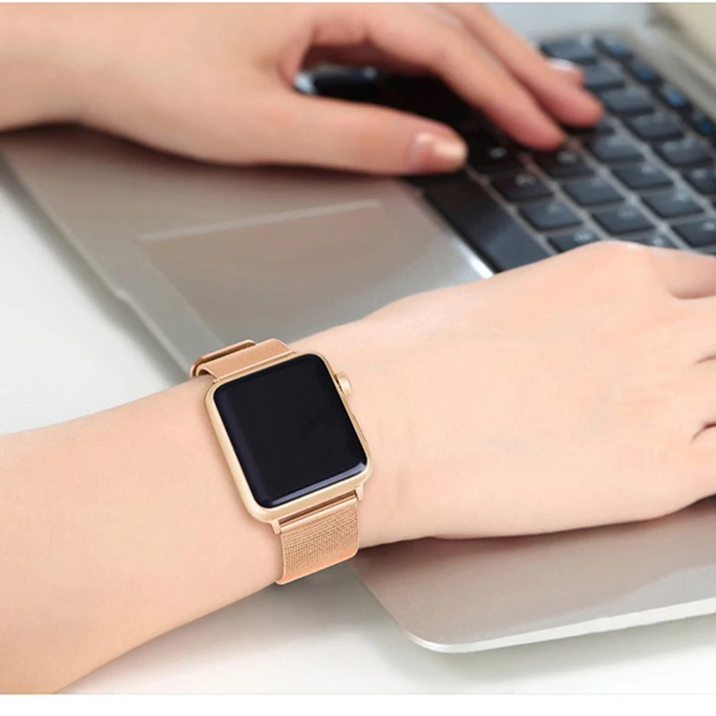 UTHAI P42 Watchbands Suitable for Apple Watch Apple Watch Band 3 4th Generation Milanese watch strap image 4