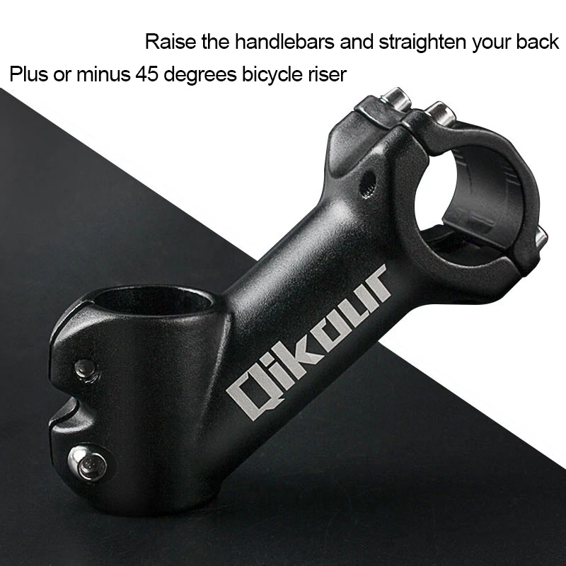 31.8*90 mm Mountain Road MTB Cycling Bike Handlebar Stem Bicycle Riser 45/35 Degree bike stem