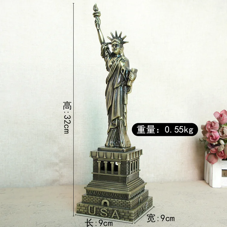 Statue of Liberty sculpture handicraft resin Antique Figurine ornament office desktop Home decoration accessories a1995