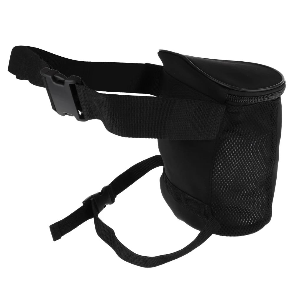 Bolsa de malla de neopreno para buceo, soporte de almacenamiento de equipo de buceo, forma de cilindro con cremallera, correa para el muslo y la muñeca, 3mm