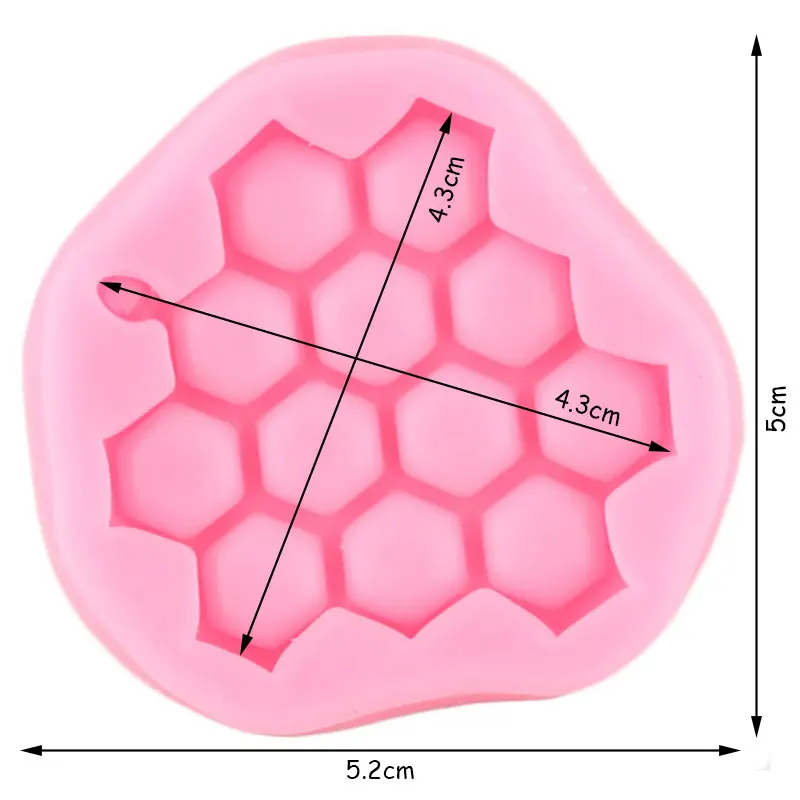 3D Bumble Bee Silicone Mold Honeycomb Bees Fondant Mold Flower Cake Decorating Tools DIY Cupcake Topper Candy Chocolate Moulds