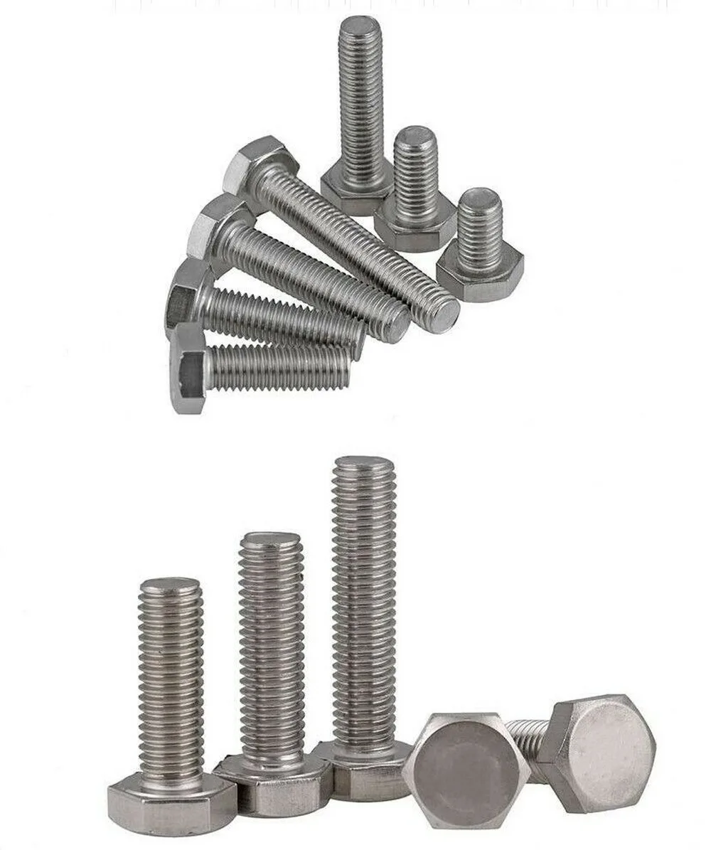 

10pcs M5M6 316 stainless steel lengthened outer hexagon bolt hexagon socket screws