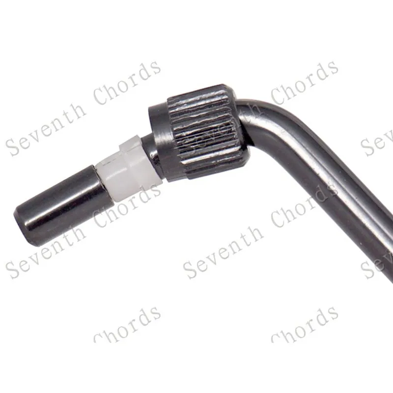 1 Stück Duplex E-Gitarren-Kurbelgriff, schwenkbarer Duplex-Stab, Rollaround, Schwarz, Doppelgitarren-Zubehörteile – Detail 6
