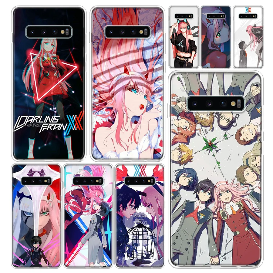 Darling in the Franxx Phone Case Cover for Samsung Galaxy S20 S21 FE S22 S23 S24 Ultra S10 S10E S9 S8 Plus + Art Gift Coque