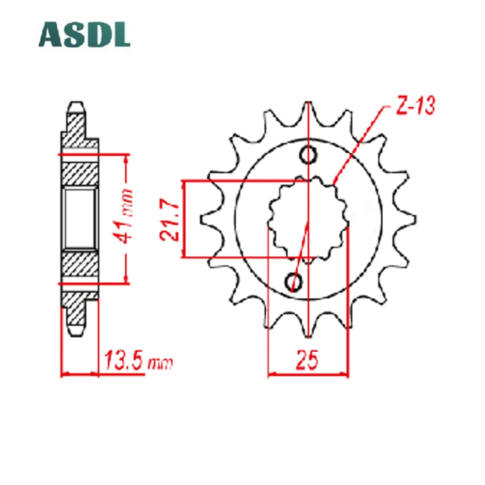 525 16T 16 tooth Front Sprocket Gear For Honda VRX400 VRX400T T VRX Roadster 400 NC33 VT600C VT600 C VT Shadow 600 PC16