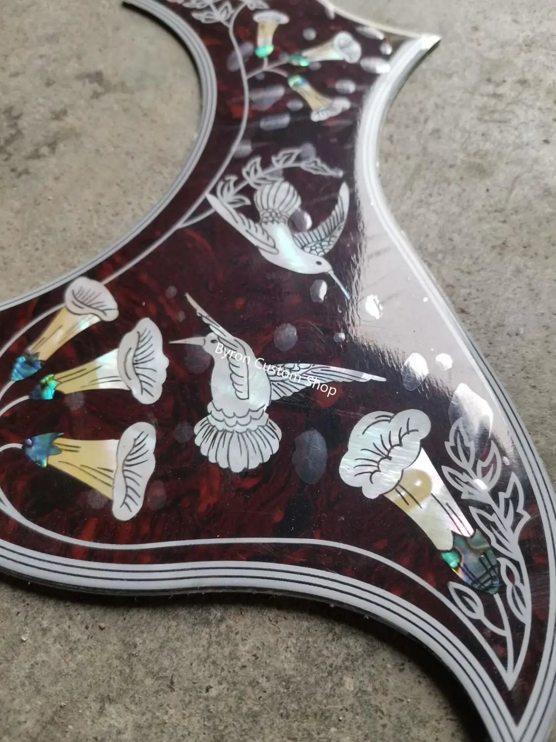 2mm thickness original handmade custom top quality celluloid pickguard  acoustic guitar pickguard left handed pickguard