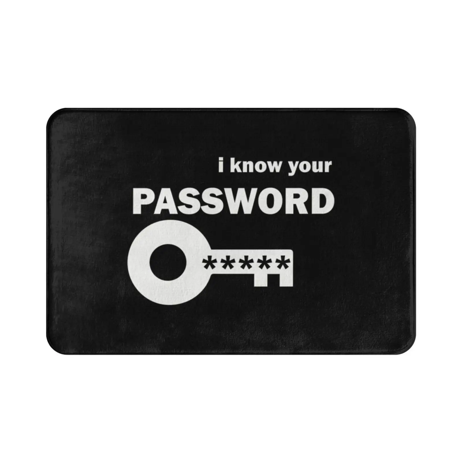 Producto con contraseña de seguridad para ordenador, alfombra, cojín, contraseña cibernética suave, seguridad, Hacking, ordenador, Nerd, Hacker